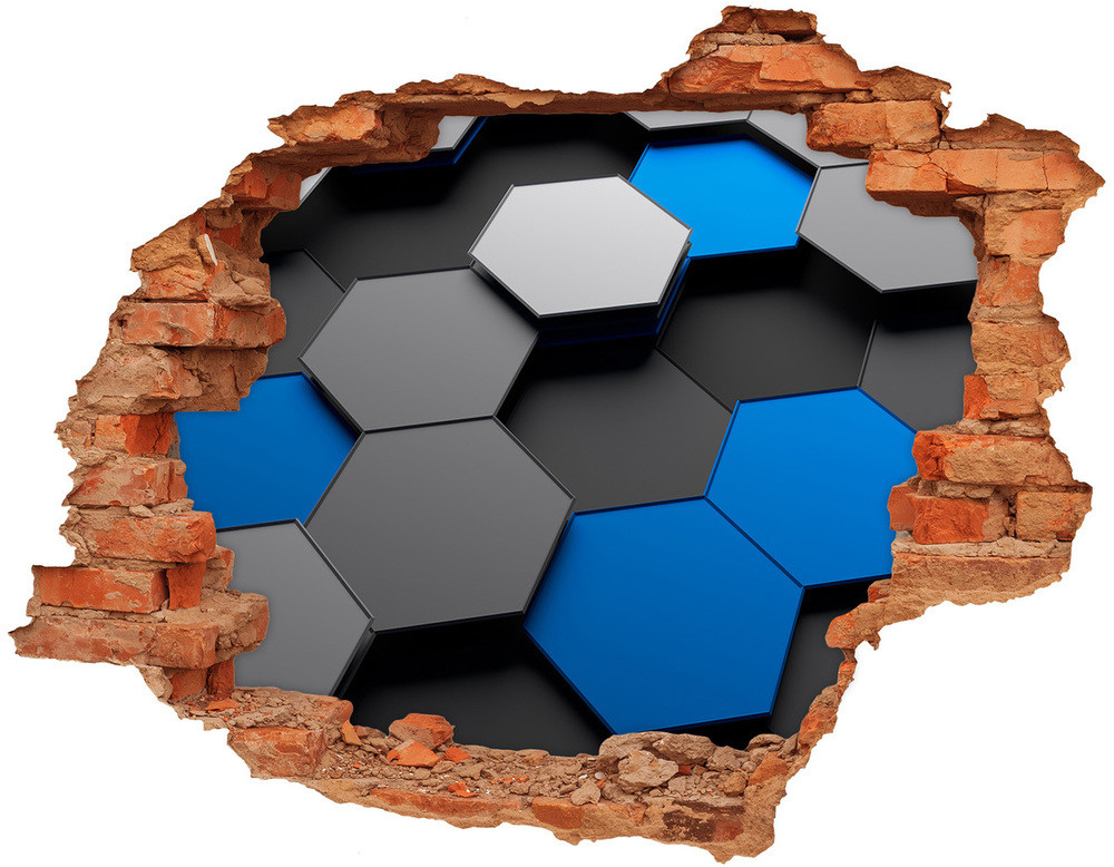 Wallmuralia.pl Dziura 3d fototapeta na ścianę Abstrakcja 3D