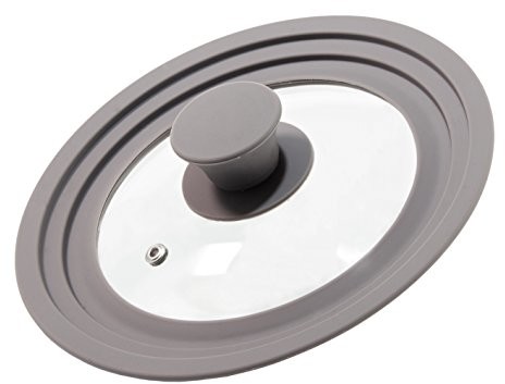 IDELICE idelice PR257 851 A uniwersalna pokrywka garnka, silikon, kolor: Krecik, 21,5 x 21,5 x 4,5 cm PR257 851A