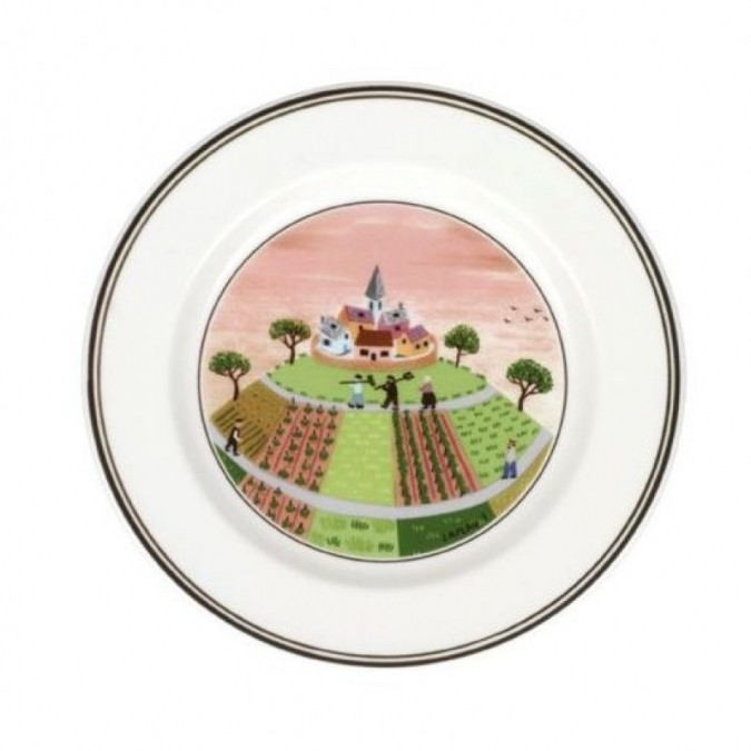 Villeroy & Boch Design Naif Talerz B&B Wioska średnica: 17 cm (10-2337-2662)