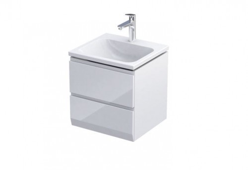 Oristo BRYLANT UNI szafka podumywalkowa 50 cm, biały połysk - OR36-SD2S-50-1-V3 OR36-SD2S-50-1-V3
