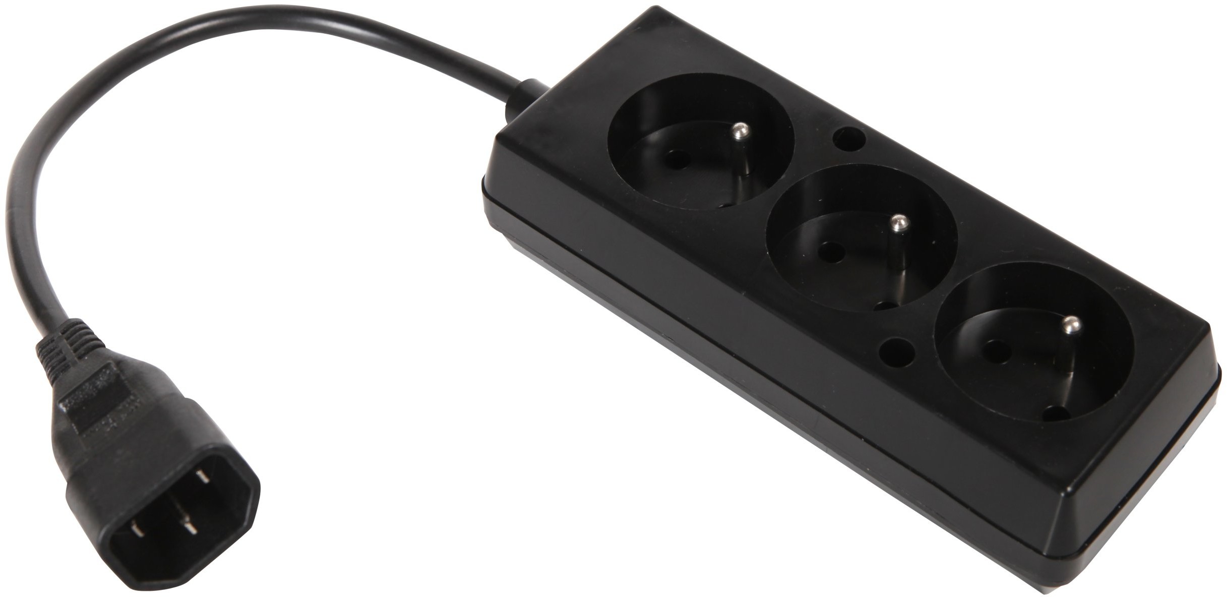 Adapter Przejściówka Ups wtyk Iec C14 - 3 gniazda