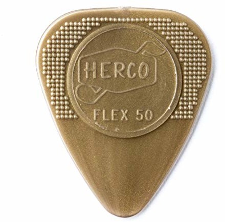 Dunlop He210 Herco Flat Medium, Gold HE-210Flex50-Medium