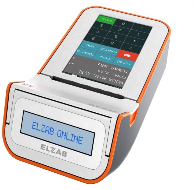 Elzab K10 ONLINE BT/WiFi/EX biało-pomarańczowa