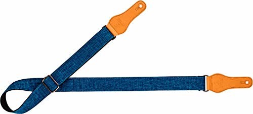 Ortega Guitars bawełniany pasek ukulele - długość 1390 mm / 54,33 cala (maks.) / szerokość 37 mm - niebieski (OCS-270U) OCS-270U