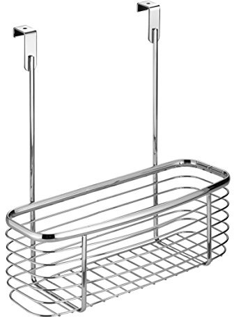 InterDesign Axis X2 56070EU koszyk do zawieszenia na szafce, chrom, mały 56070