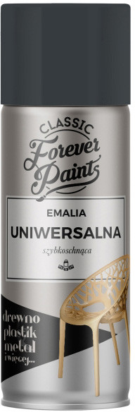 Forever paints Emalia uniwersalna szybkoschnąca Forever Paints 400 ml antracyt