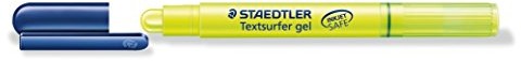 Staedtler Textsurfer wyrazy z mechanizmem obrotowym żel Textmarker na sucho do inkjet szerokość linii 3 MM 10 sztuk Żółty 4007817264409