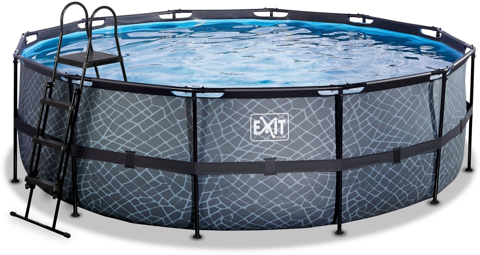 Exit Basen Stone 450 x 122cm drabinka + pompa wysoki 30.22.15.00
