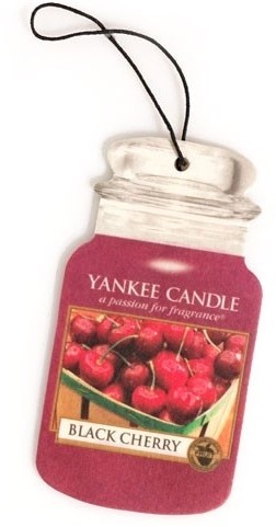 Yankee Candle Zawieszka Zapachowa do Auta Car Jar Black Cherry 1133672E