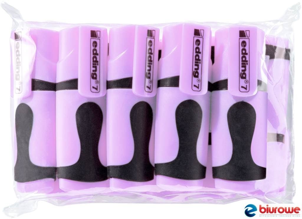 EDDING Zakreślacze mini 10 szt pastelowe fioletowe w woreczku 7/10S/134 7/10S/134 ED