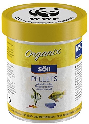 Söll soell GmbH organix pellet  główna z mikrowłókien do ryb ozdobnych  Aquarium podszewka  ryba ozdobna  pelety podszewka, 130 ml