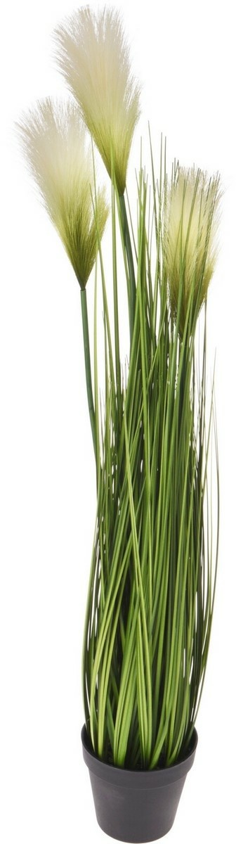 Sztuczne trawy ozdobne w doniczce zielony, 85 cm