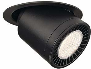 SLV oprawa sufitowa wpuszczana LED Supros 36W 3100lm 3000K czarna 118120