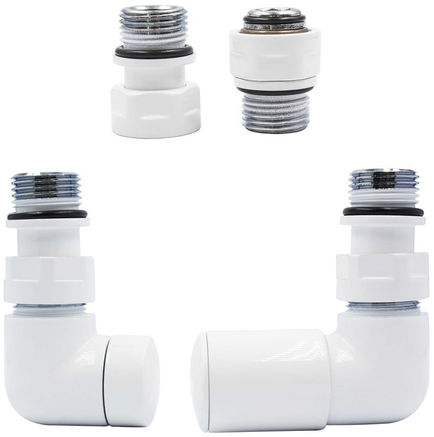 Varioterm Zawór regulacyjny Vision ze złączką PEX/CU /GZ1/2 /GW1/2 - biały instalacja 1/2 - złączka GZ1/2 prawy VIR06P(GZ1/2)