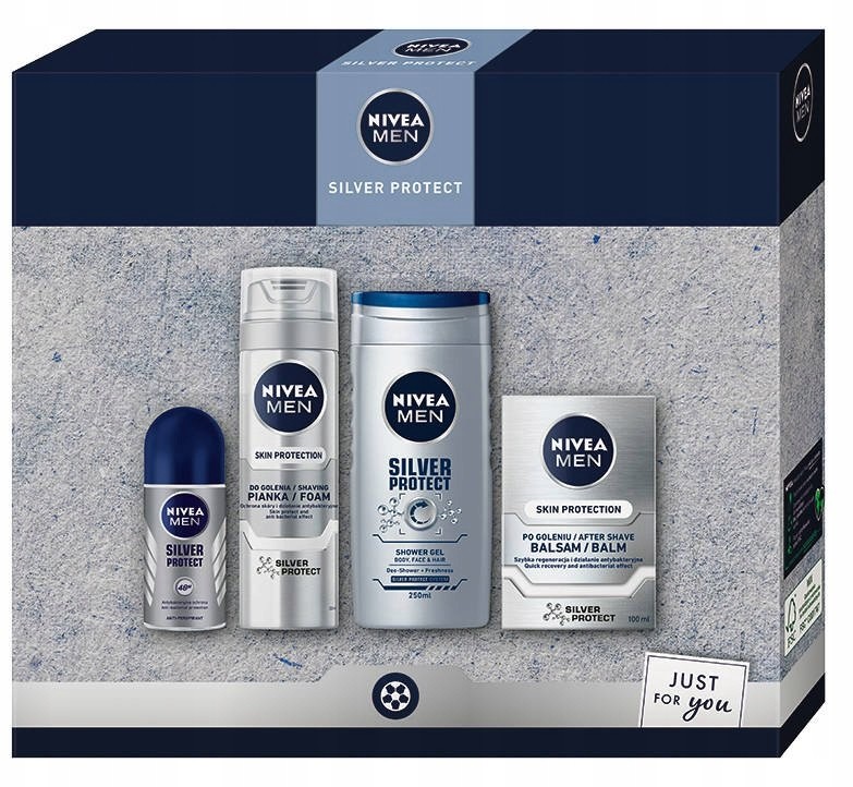 Nivea Men Silver Protect Zestaw kosmetyków