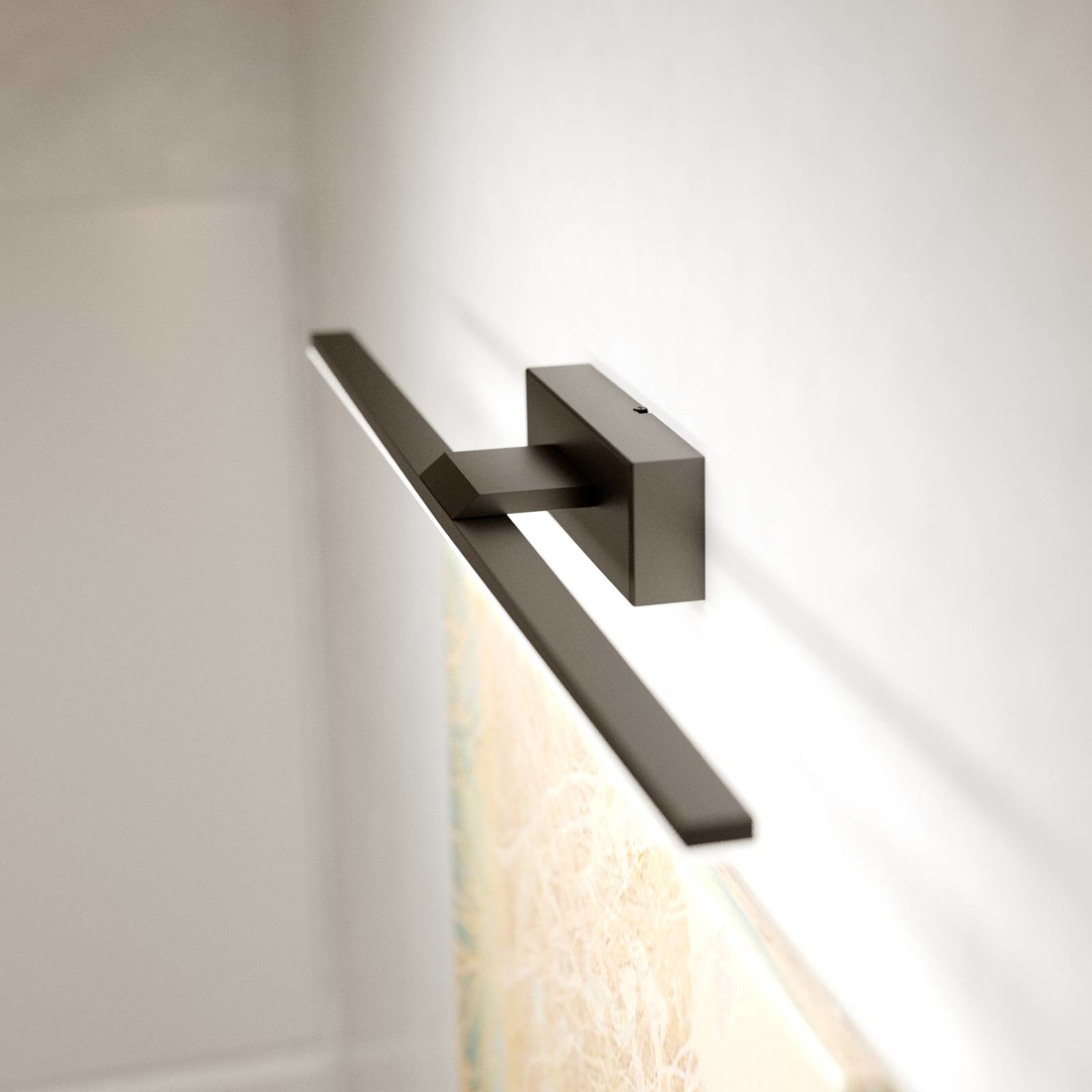 Euluna Kinkiet LED Miroir 60 cm czarny 3 000 K