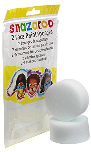 Snazaroo gąbki do nakładania farb do twarzy i ciała jeden rozmiar Multicoloured 1198010