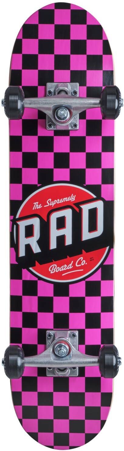 RAD complet skateboard RAD CHECKERS 2 COMPLETE Black/Pink