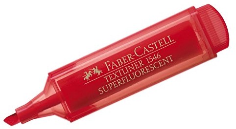 Faber-Castell 154621  Textmarker TEXTLINER 1546, wielokrotnego napełniania, czerwony 154621