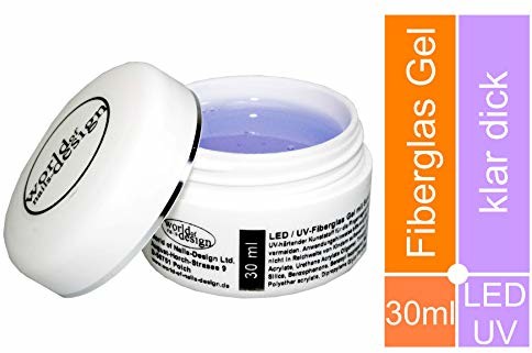 World of Nails-Design 30 ml  LED/UV żel przezroczysty gęsta wiskoza z blokerem słońca jako 1 żel fazowy, żel budujący, jakość od dystrybutora