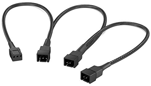 KabelDirekt Przewód 3-pin wentylatora bezpośrednio na 3 X 3-pin wentylatora rozdzielacz kabel 20  20  20 cm 834
