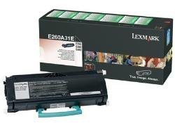 Lexmark Toner E26x E260A31E Black 3,5K