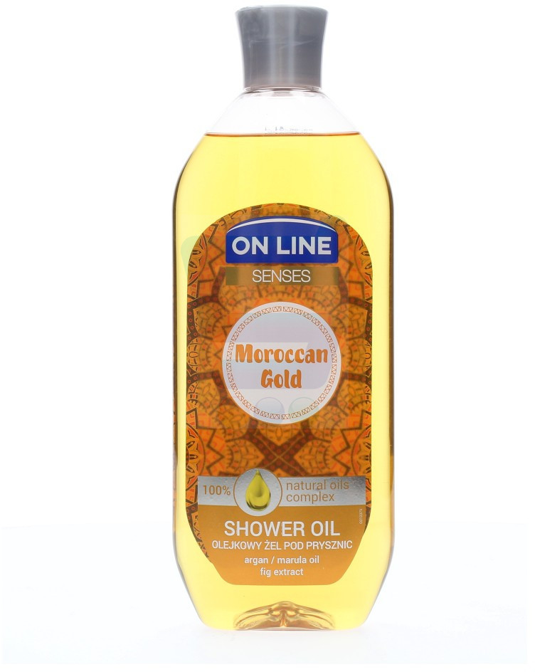 On Line Senses Olejkowy żel pod prysznic Maroccan Gold 500 ml