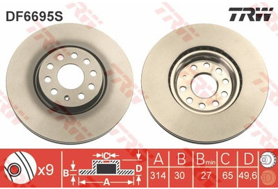 TRW KFZ Ausruestung GmbH) KFZ Ausruestung GmbH) DF6695S DF6695S
