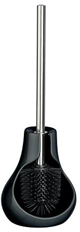 Wenko WENKO ceramika WC-Drop Neo, czarna, 13.5 x 14 x 40 cm 23362100 Szczotka toaletowa