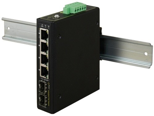 PULSAR Switch przemysłowy ISFG64 (4x PoE, 2x SFP) ISFG64