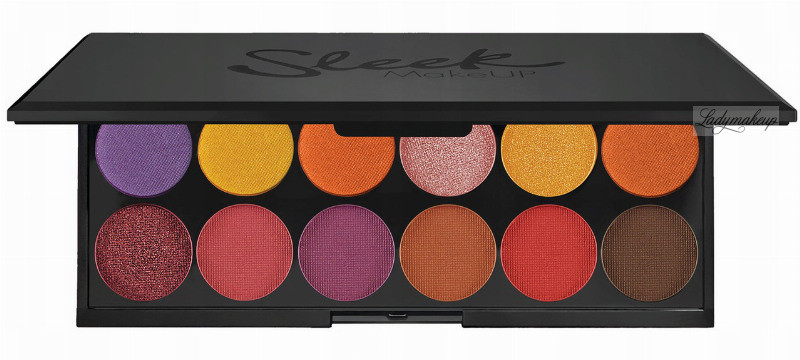 Sleek Makeup i-Divine Mineral Based Eyeshadow Palette - Paleta 12 cieni do powiek - 1357 CHASING THE SUN SLEPCPCSU