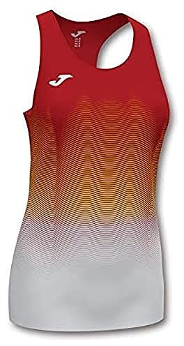 Joma Joma Damski top Elite Vii do biegania czerwony czerwony/biały S 901036.602
