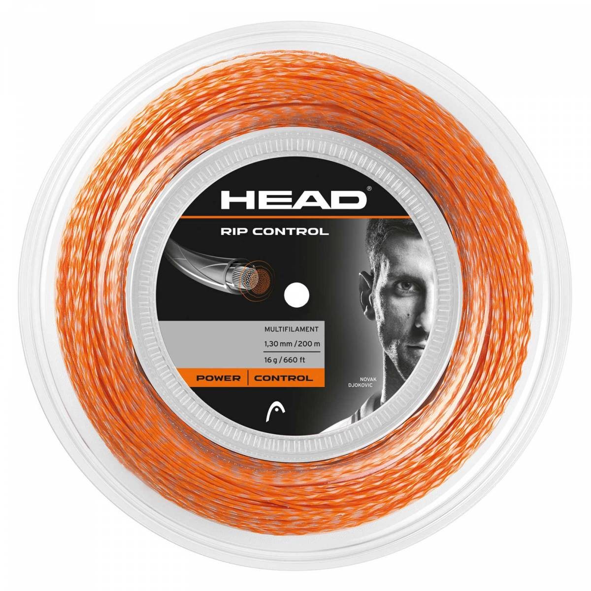 Head Naciąg tenisowy RIP CONTROL 200M orange / 281109-OR TNH-069 / 281109-OR