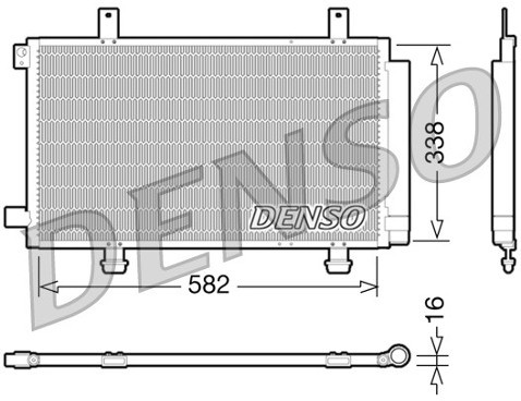 DENSO Skraplacz, klimatyzacja DCN47002