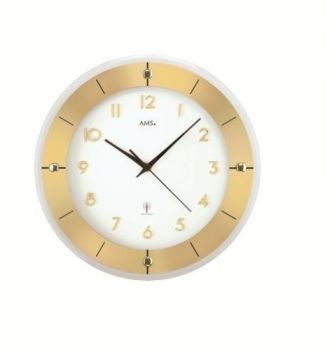 AMS Zegar ścienny 5850 AMS sterowany radiowym sygnałem 31cm 5850