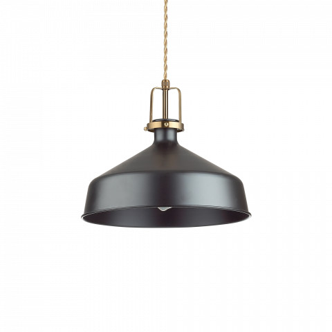 Ideal Lux Lampa wisząca Eris 249063 klasyczna oprawa w kolorze czarnym