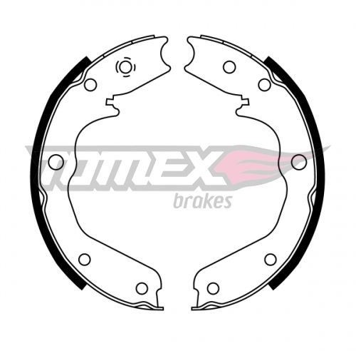 Tomex BRAKES Zestaw szczęk hamulcowych BRAKES TX 22-43 TX 22-43