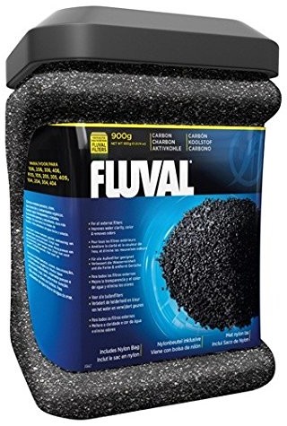 Fluval węgiel aktywny, 900 g, czarny