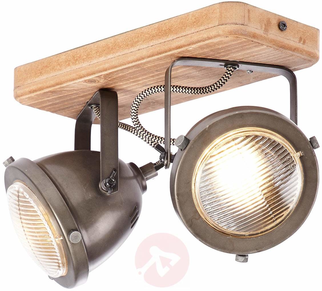 Brilliant Carmen Wood - lampa sufitowa, 2-pkt.