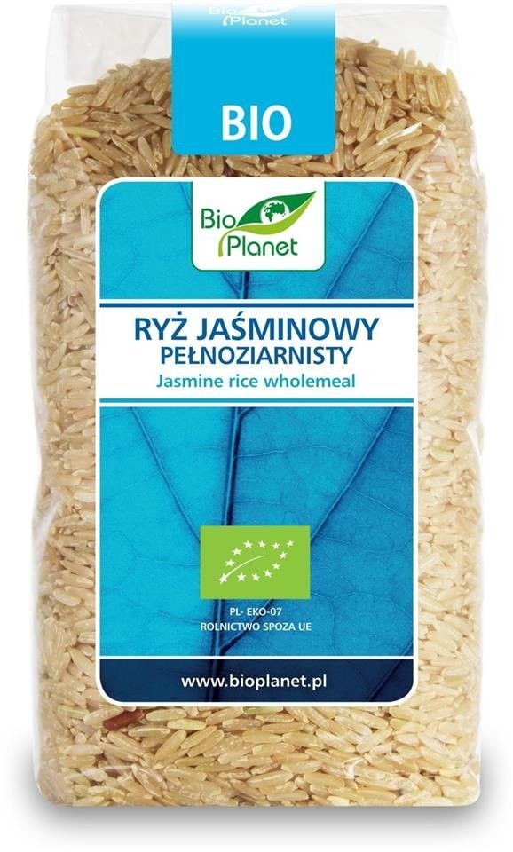 Bio Planet seria NIEBIESKA RYŻ JAŚMINOWY PEŁNOZIARNISTY BIO 500 g bioplanet-5907814661524
