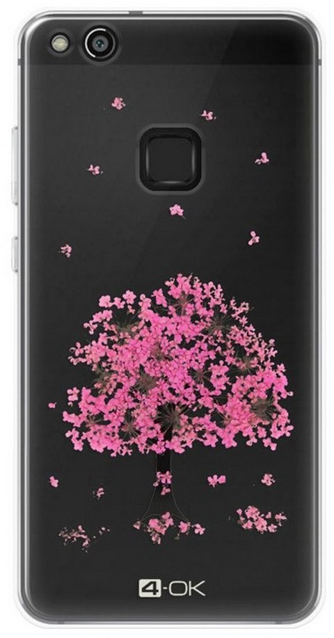 4-OK Etui Flower Huawei P10 Lite różowe drzewo FCHLPT