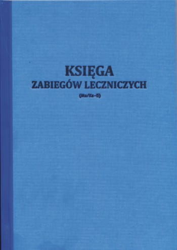 Firma krajewski Księga zabiegów leczniczych [Mz/Ks-5] Mz/Ks-5