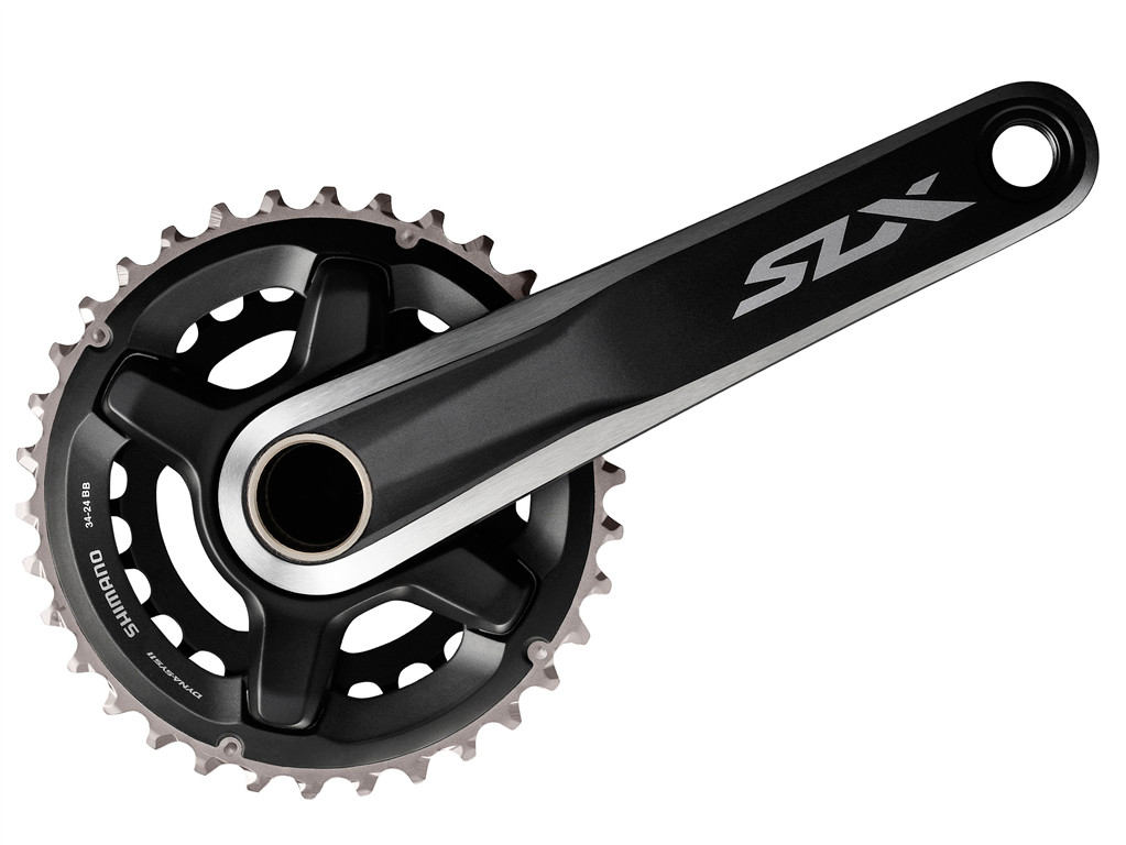 SHIMANO Mechanizm korbowy SLX FC-M7000 czarny / Długość: 175 mm / Linia łańcucha: 48.8 mm / Stopniowanie: 38-28 IFCM7000EX88