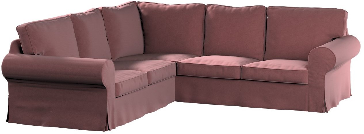 Dekoria Pokrowiec Ektorp na sofę narożną jasna śliwka 240/136 x 82 x 73 cm Ingrid 640-705-38