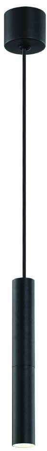 Orlicki Design Lampa wisząca 1 punktowa czarna Slimi S nero tuba sopel - Slimi S nero