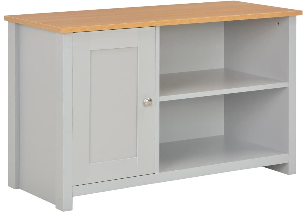 vidaXL Szafka pod TV, szara, 95 x 39 x 58 cm vidaXL