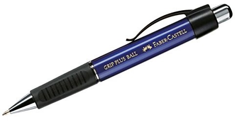 Faber Castell GRIP PLUS BALL 140732 długopis, wkład: M, kolor oprawki: niebieski metalik 140732