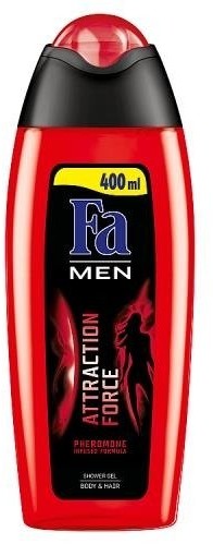 Fa Men Attraction Force Shower Gel żel pod prysznic do mycia ciała i włosów dla mężczyzn Pheromone 400ml