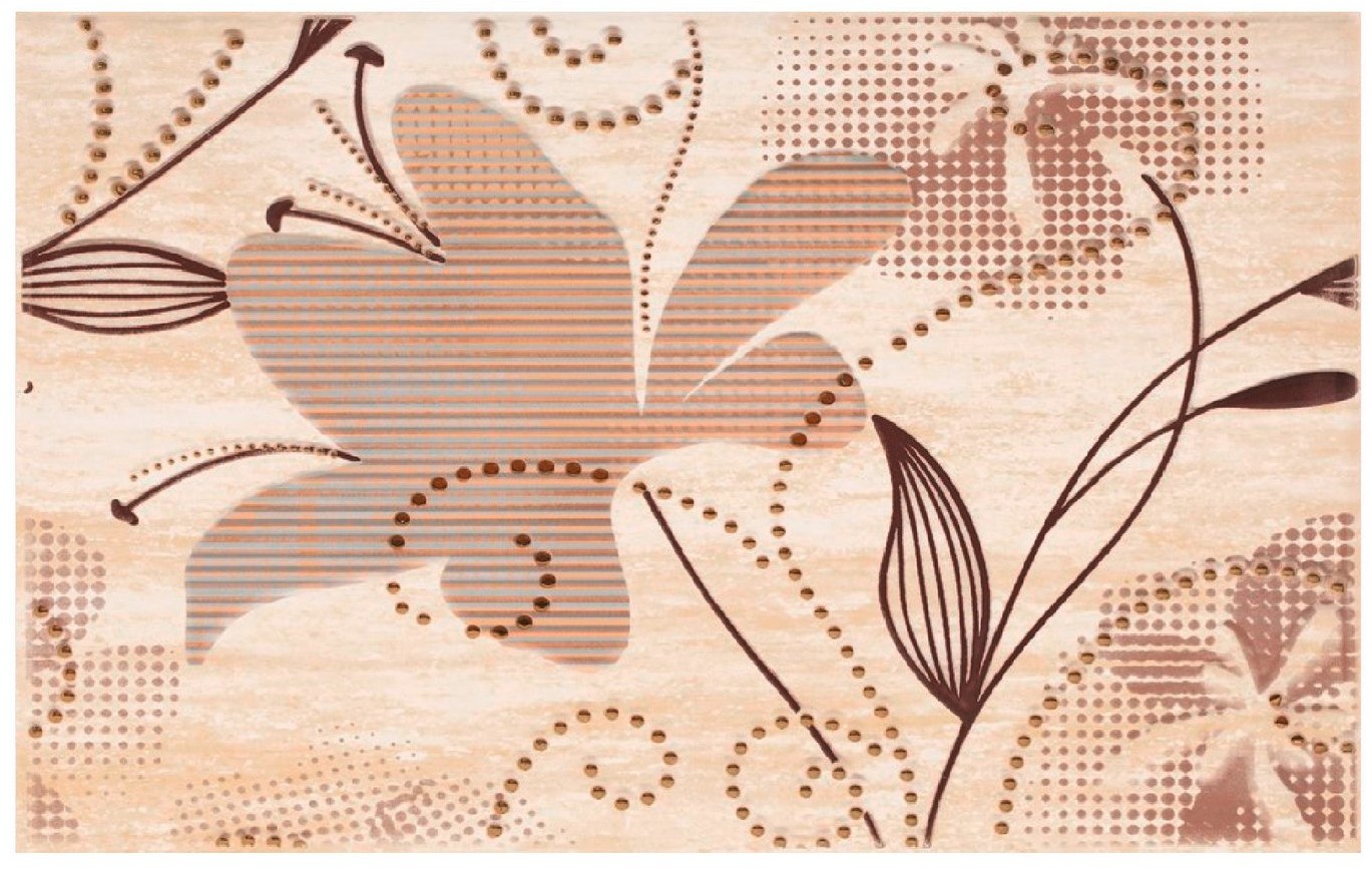 Paradyż Ceramika Kwadro Ceramika Dekor Doppia beige A 25x40