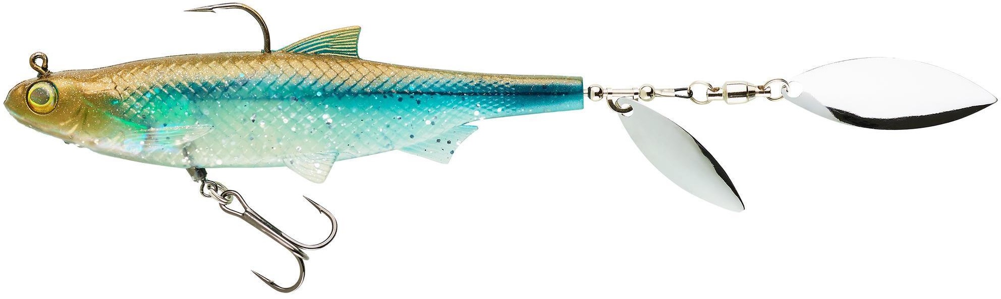CAPERLAN Miękka przynęta ROACHSPIN 120 niebieski grzbiet Unisex